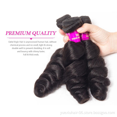 Cuticle Aligned Loose Wave Raw Virgin Hair, Best Unprocessed Mink Hair Vendors Virgin Brazilian Human Hair Bundles